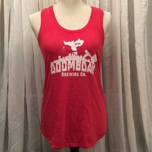 Doomsday Brewing Red White Racerback Atomic Bomb